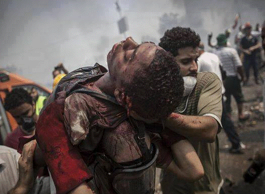 صورة للقتيل بعد قنصه