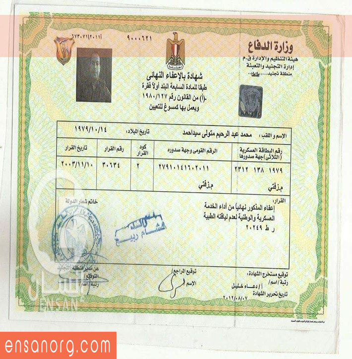 شهادة محمد عبدالرحيم