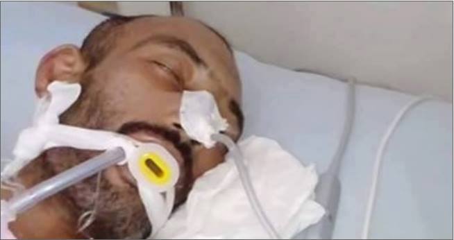 الضحية بالمستشفى