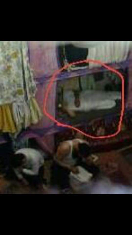 صورة متداولة على مواقع التواصل الاجتماعى للضحية " حسن الجمل" من داخل الزنزانة